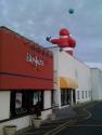 Busken's giant Santa disrupts store operation when using restroom